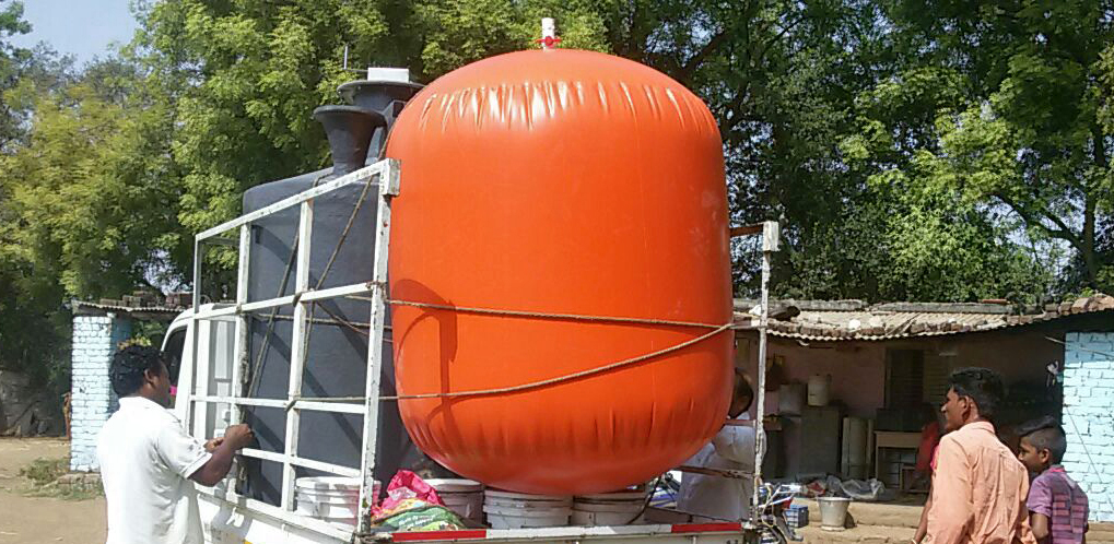 Portable Biogas Storage balloon